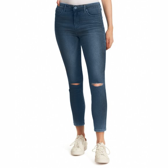 William Rast Women Jeans Ankle Skinny Mystic Light High Rise Denim Ripped 25 - Picture 1 of 8
